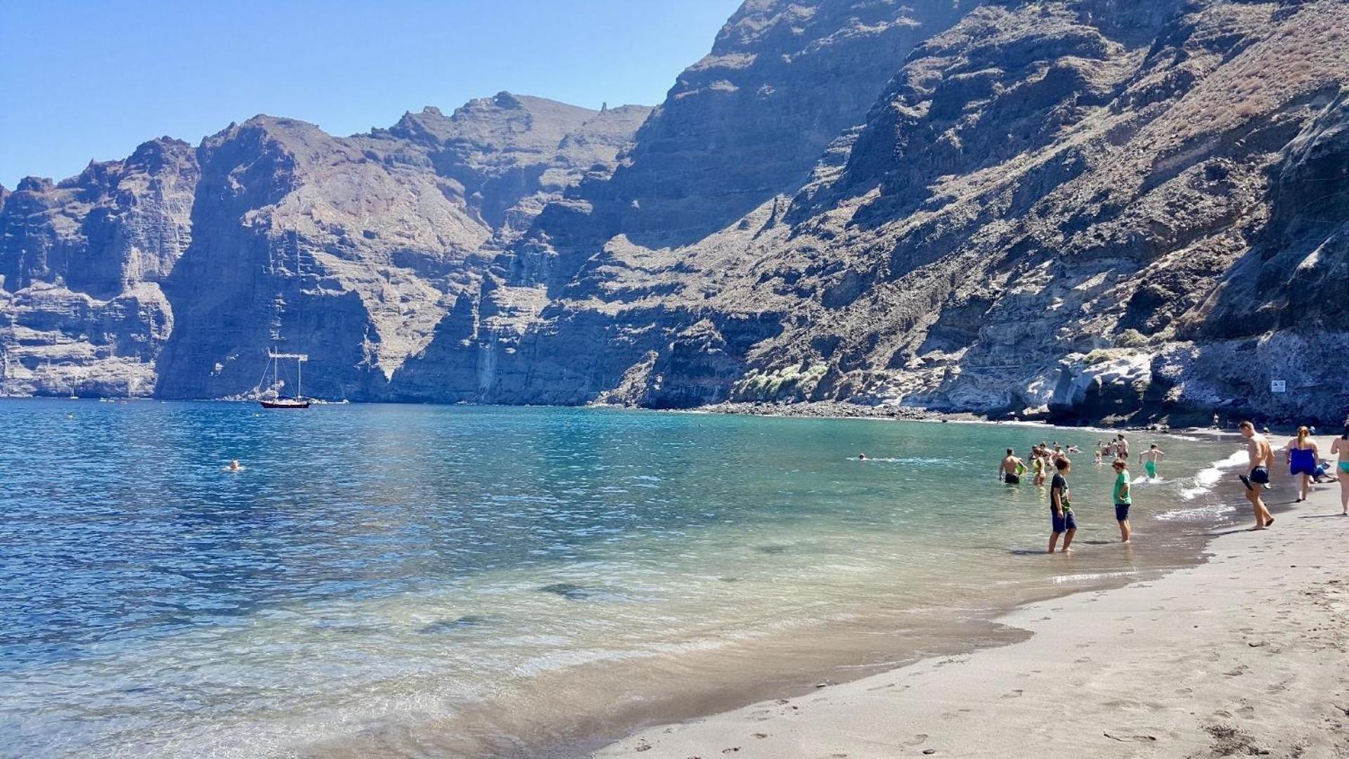 Wohnung Mit Aussicht Auf Meer Und Klippen Acantilado de los Gigantes Eksteriør billede